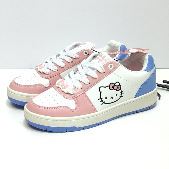 Hello Kitty Casual Court Sneaker By Sanrio Women Size US 7 Fits True To Size NWT - Picture 1 of 11